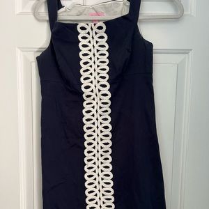 Lilly Pulitzer navy blue dress